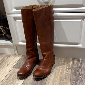 Frye Tan Leather Boots